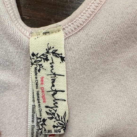 Free People Pink Textured Bodysuit - Picture 3 of 3